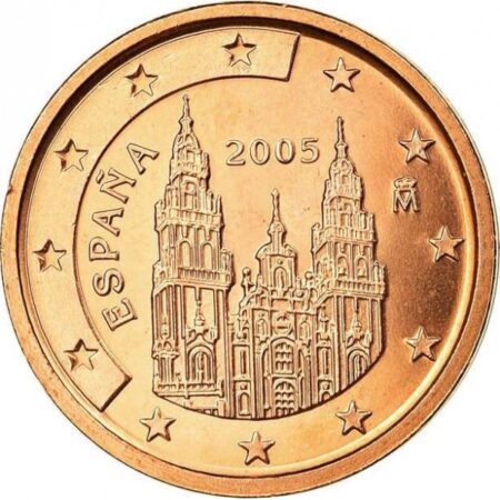 Anverso Moneda 1 céntimo de euro 2005 España