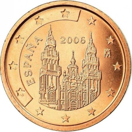 Moneda 2 céntimo de euro 2006 España anverso en numinformatica