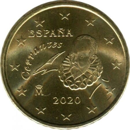 anverso Moneda 50 céntimos Euro 2020 España