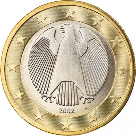 Moneda 1 Euro 2002 Alemania CECA A anverso