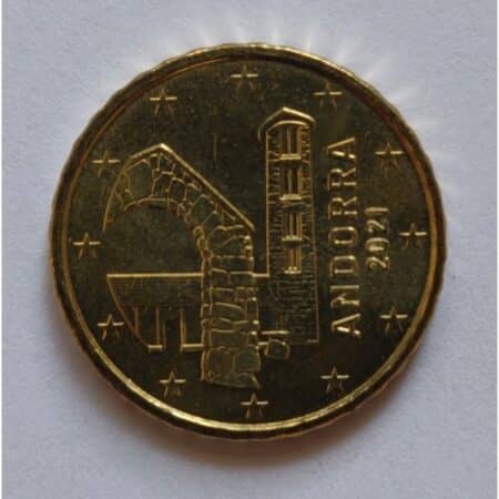 Moneda 10 céntimos 2021 Andorra anverso