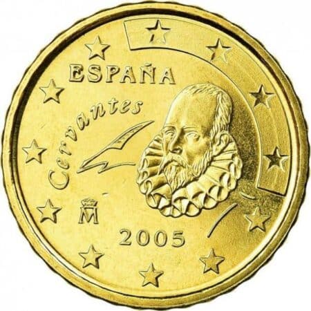 Moneda 10 céntimos Euros 2005 España anverso