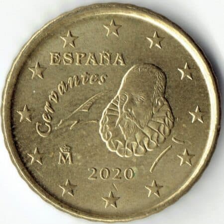 Moneda 10 céntimos Euros 2020 España anverso