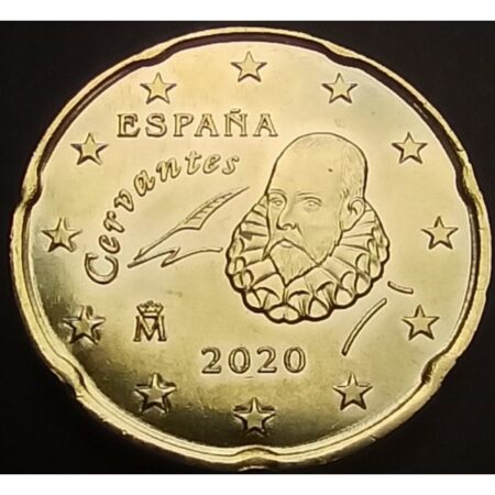 Moneda 20 céntimos 2020 España anverso
