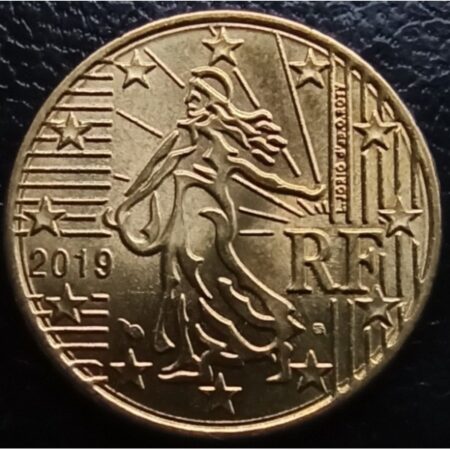 Moneda 50 céntimos Euro 2019 Francia anverso