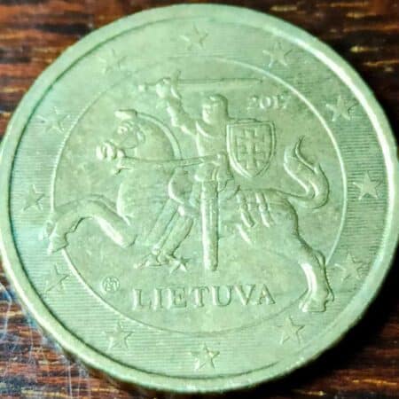 Moneda-10-céntimos-Euros-2017-Lituania-anverso