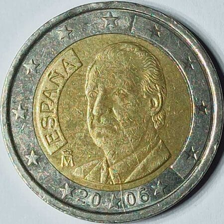 Moneda 2 Euros 2006 España anverso en numinformatica