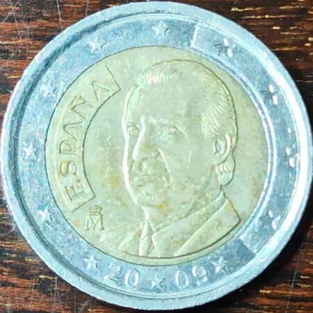 Moneda 2 Euros 2009 España anverso numinformatica