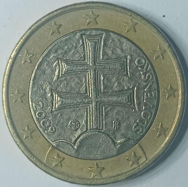 Moneda 1 Euro 2009 Eslovaquia anverso en numinformatica