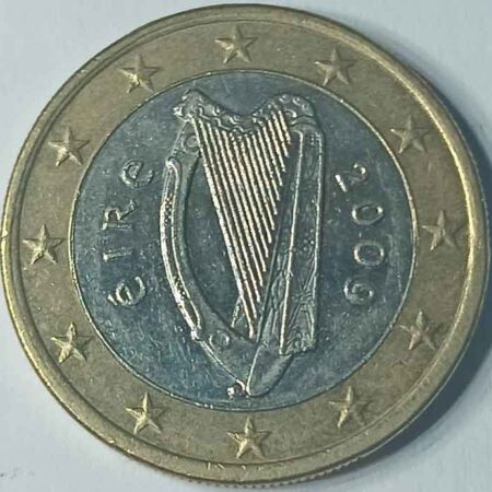 Moneda 1 Euro 2009 Irlanda anverso en numinformatica