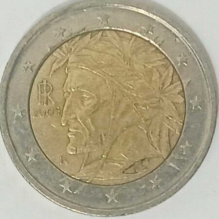 Moneda 2 Euros 2005 Italia anverso en numinformatica