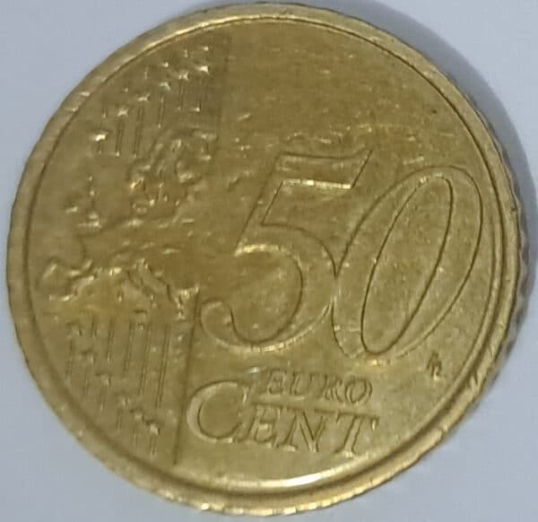 Moneda 50 céntimos 2011 Irlanda reverso en numinformatica